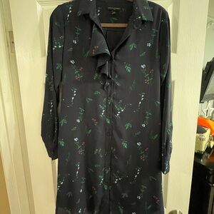 Banana Republic Dark Floral Dress